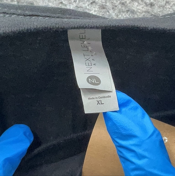 Next Level Apparel Graphic Tee Black XL NWT - Picture 4 of 5